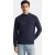Bos Coltrui heren Blauw Tex Mockneck Pull SPE26305TE06BO/4001