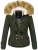 Navahoo Dames Winterjas Pearl – Korte Parka met Teddyfleece & Afneembare Bontkraag