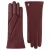 Roeckl Vingerhandschoenen ‘PRAG’  wijnrood / karmijnrood / donkerrood