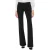 Moschino Flare Crepe Trousers Black