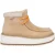 Moschino Soft Fabric Ankle Boots Beige