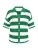 Imily Bela Gebreid vest  groen / wit