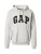 GAP Sweatshirt ‘HERITAGE’  grijs gemêleerd / zwart