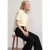 Shirt met korte mouwen, ronde hals en ruitjespatroon