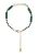 usha FESTIVAL Armband  goud / smaragd / parelwit