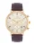 Rhodenwald & Söhne Analoog horloge  bruin / goudgeel