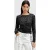 AllSaints Eris Leppo Top Black