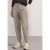 High Waist Barrel Leg Broek met elastische tailleband