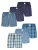 Phil & Co. Berlin Boxershorts ‘ Classics ‘  blauw / gemengde kleuren