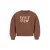 Like Flo oversized sweater met print – bruin
