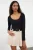 TRENDYOLMİLLA Dames Zwart Effen Lang Getailleerd Blouses