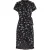 Karl Lagerfeld Whimsical Karl Aop Ss Dress Black