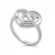 Orphelia ‘Euphoria’ Damesring van 925 Sterling Zilver – Zilver ZR-7522