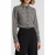 The Kooples Long-sleeved Shirt W Classic Collar Black White