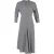 Maje Rava gestreepte twill midi-jurk in zwarte viscose
