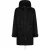 Dsquared2 Fish Tail Lange Zwarte Parka Jas