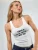 Busem Top  zwart / wit