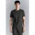 Mango Man slim T-shirt grijs