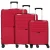 D&N Kofferset ‘Travel Line 4000’  rood