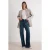 TRENDYOLMİLLA Dames Blauw Effen Wijde pijp Hoge taille Jeans