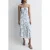 Reiss Sophia Floral Midi Dress — White