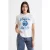 Scotch & Soda Washed Regular Fit T-shirt With Chest Artwork Off White