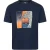 Mountain Warehouse Heren Surfer Biokatoenen T-shirt (Marineblauw)