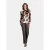 Mucho Gusto Blouse vinci met koeienprint en graffiti illustraties