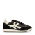 Manfield leren sneakers zwart