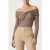 GUESS Marciano By  Gia Ls Ribbed Sweater Top Natural Almond