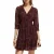 Scotch & Soda Wrap Mini Dress Feather Bordeaux