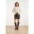 Smashed Lemon Mini rok van glanzend faux leather |