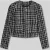 HUGO Regular fit korte blazer met katoenanteil model ‘Aboucle-1’