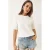 Gewatteerd Crew Neck T-Shirt