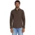 No Excess Shirt melange flannel dark brown