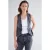 Summum Woman Denim Gilet Cotton Black Denim Blacks