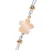Orphelia ‘Dilara’ Dames 925 Zilveren Armband – Zilver/Roze ZA-7184