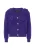 faina Gebreid vest  donkerlila