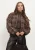 Ruby Tuesday Jack Dames Cidore Woolen Check Bomber Jacket,