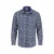 A fish named Fred regular fit casual overhemd met print – blauw