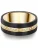 Trilani Ring  goudgeel / zwart / transparant