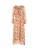 Coster Copenhagen Jurk  lichtgroen / oranje / pink / wit