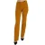 Costume National Oranje Hoge Taille Rechte Broek