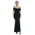 Maxi-jurk voor dames Goddiva Knot Twist