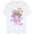 Li-cense Disney dames lilo & stitch angel fa la la katoenen vriendje t-shirt