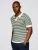 Ombre Shirt  olijfgroen / wit