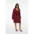 VERO MODA CURVE korte jurk broderie rood