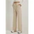 Hoge Taille Elastische Crepe Palazzo Broek