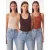 3-Pack Geribbelde Katoenen Camisoles