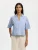 SELECTED Blouse  blauw / wit